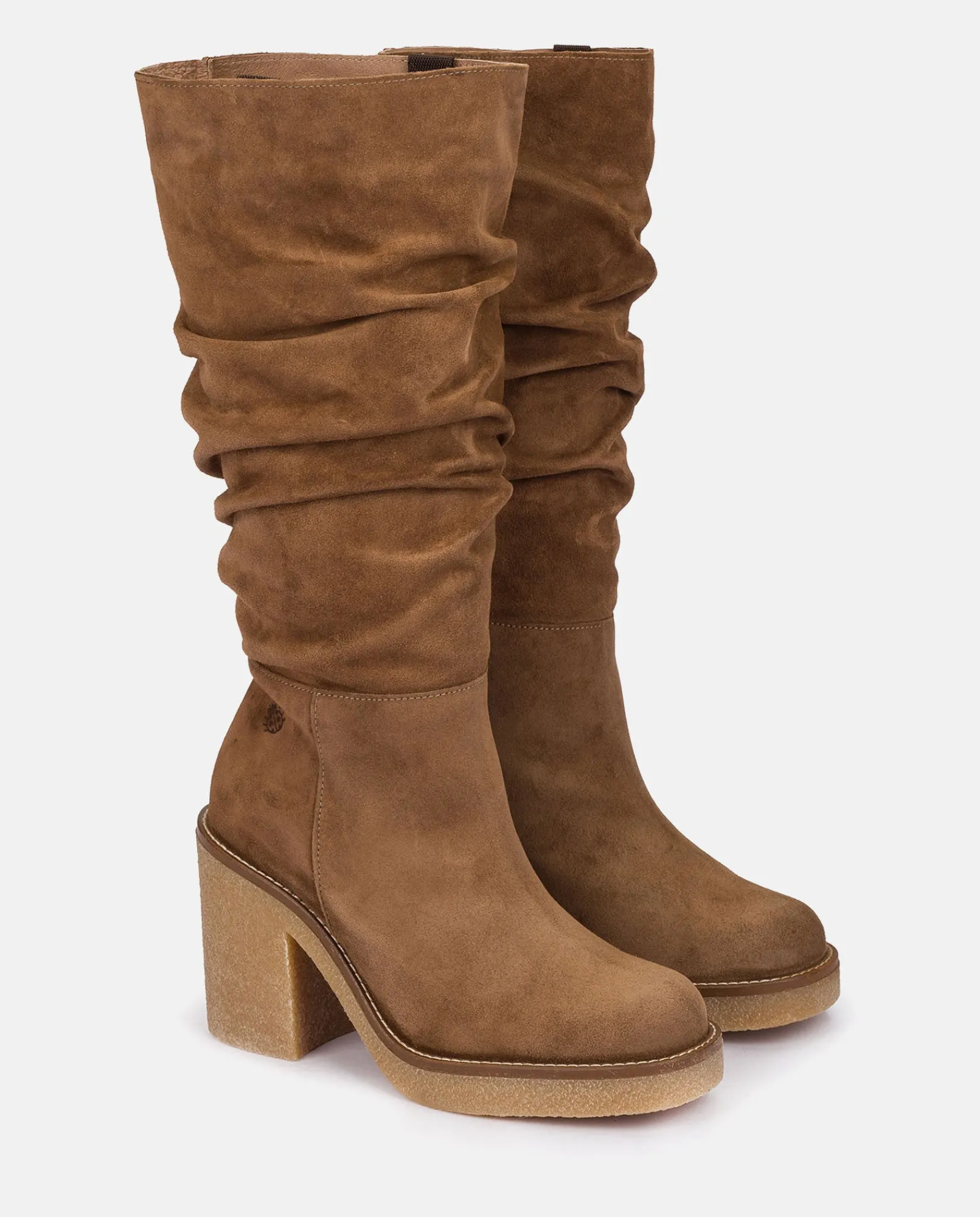 Mujer Yokono Botas|Bota De Tacón GELA-002 MARRON