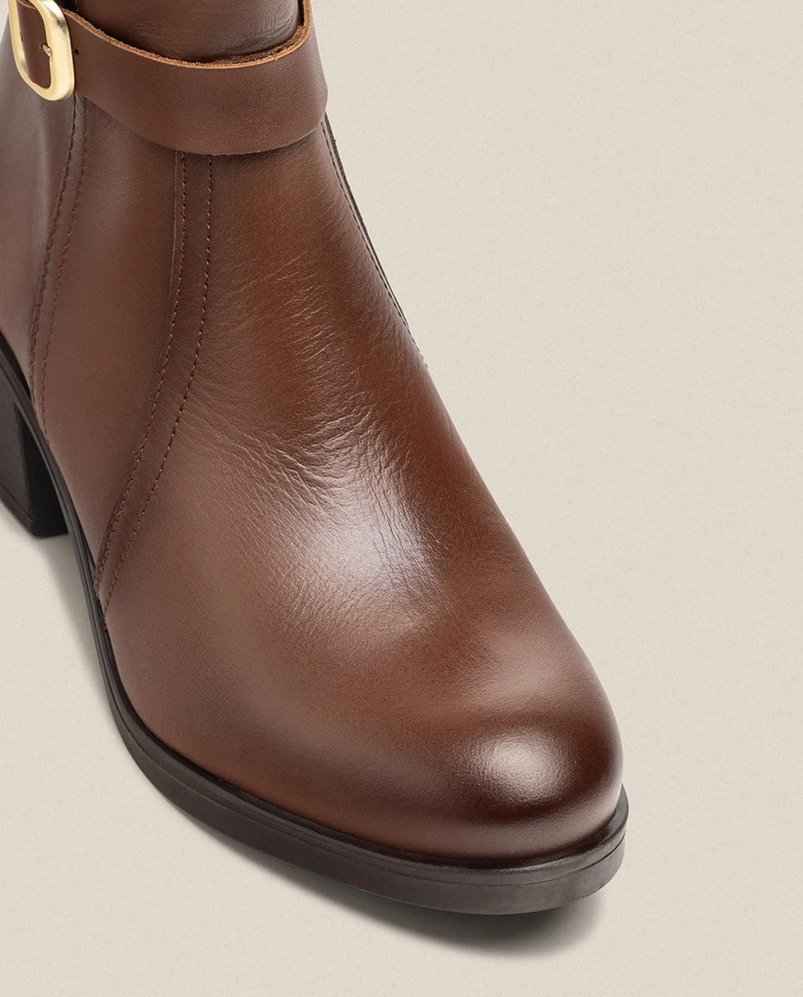 Mujer Yokono Botas|Bota De Tacón LILLE-015 Marrón