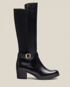 Mujer Yokono Botas|Bota De Tacón LILLE-015 Negro