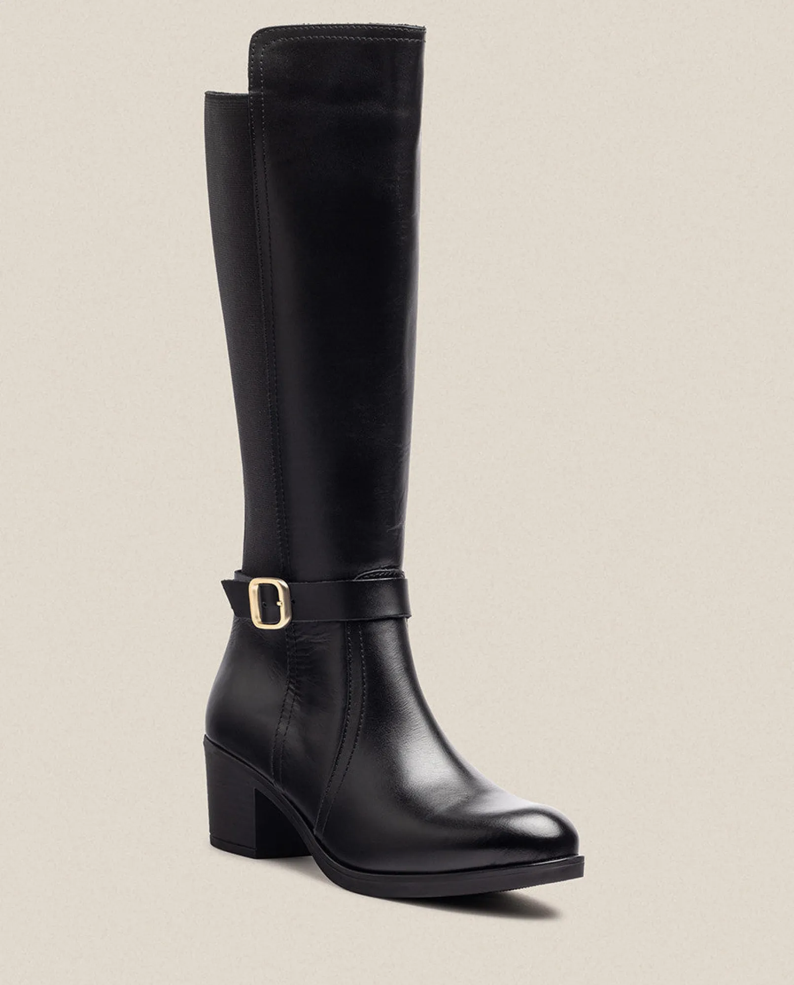 Mujer Yokono Botas|Bota De Tacón LILLE-015 Negro