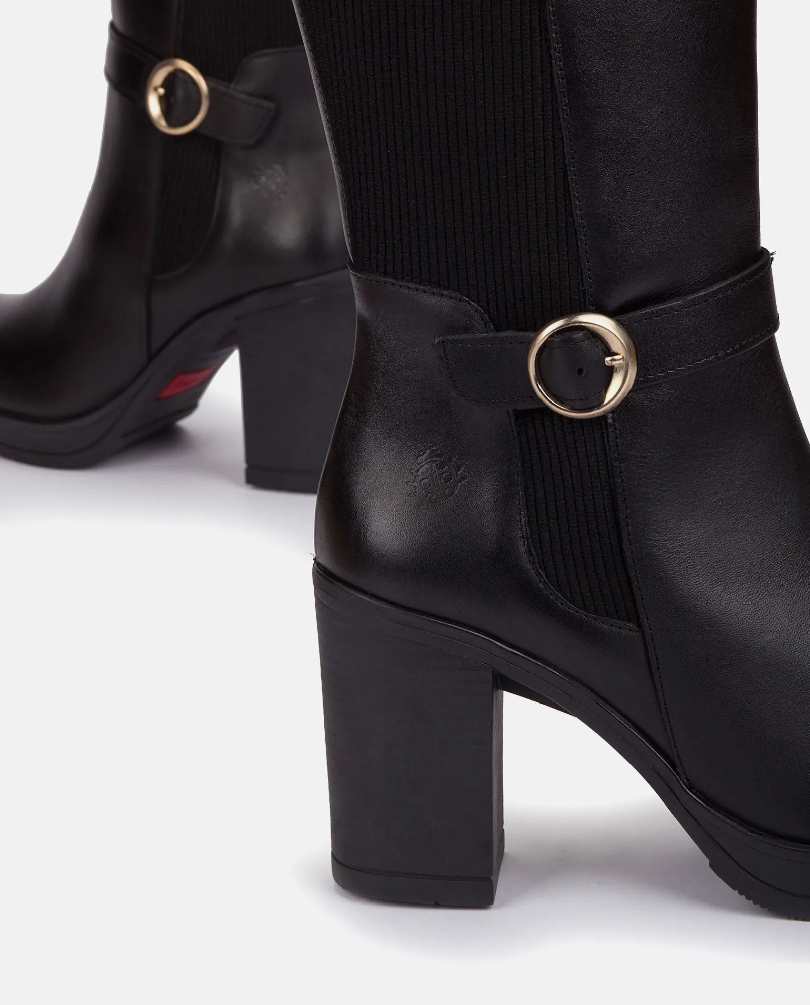 Mujer Yokono Botas|Bota De Tacón PILSEN-001 NEGRO