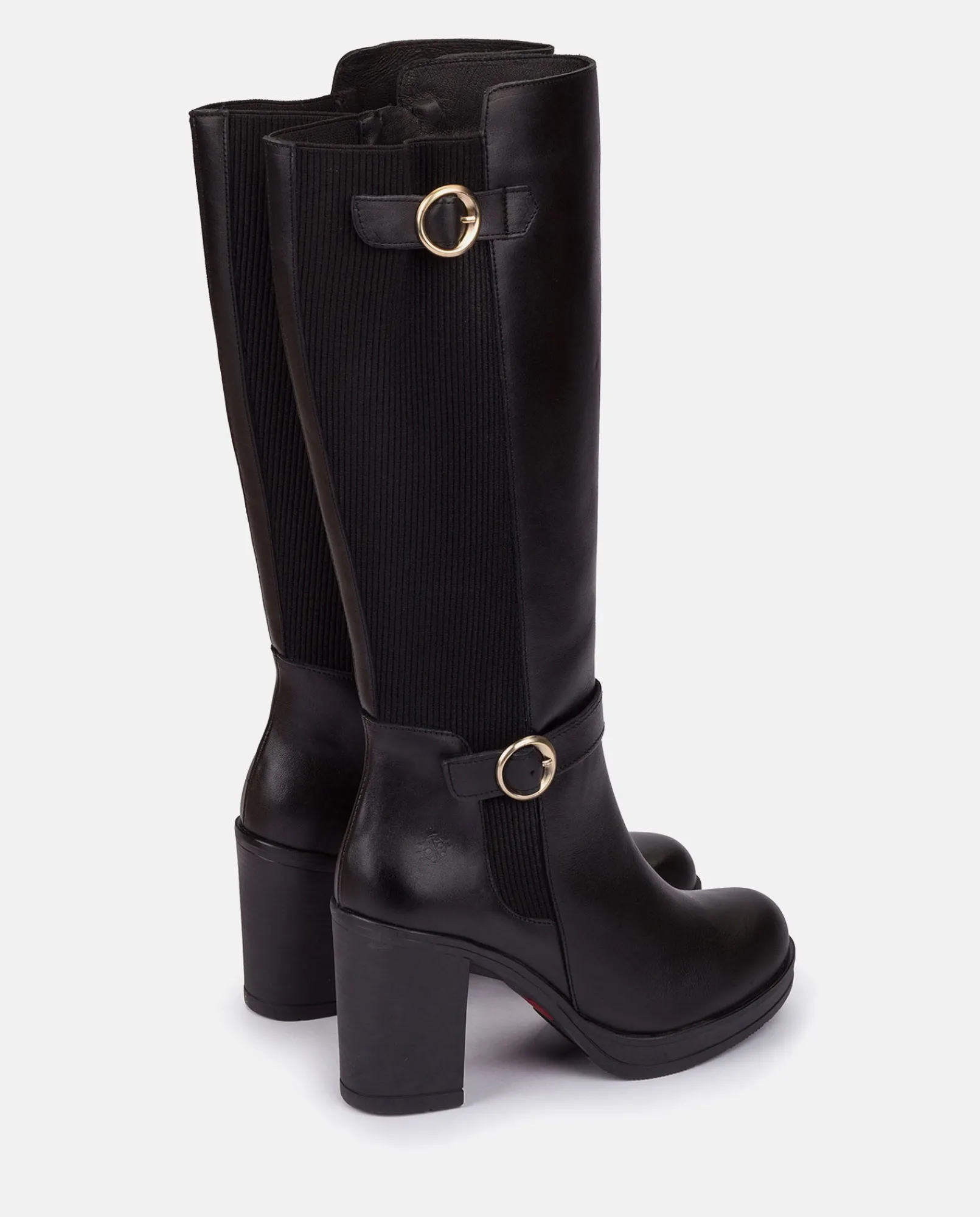 Mujer Yokono Botas|Bota De Tacón PILSEN-001 NEGRO