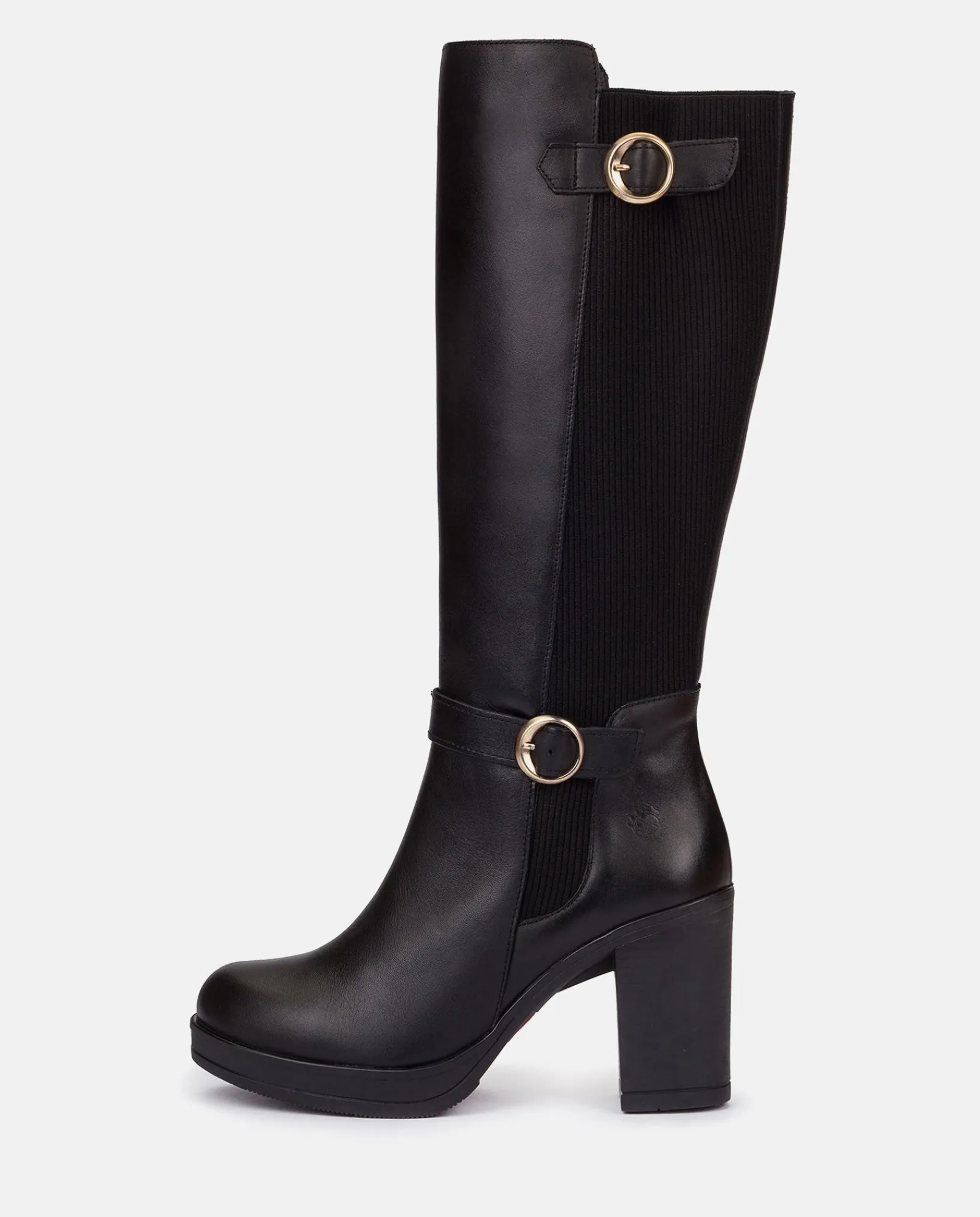 Mujer Yokono Botas|Bota De Tacón PILSEN-001 NEGRO