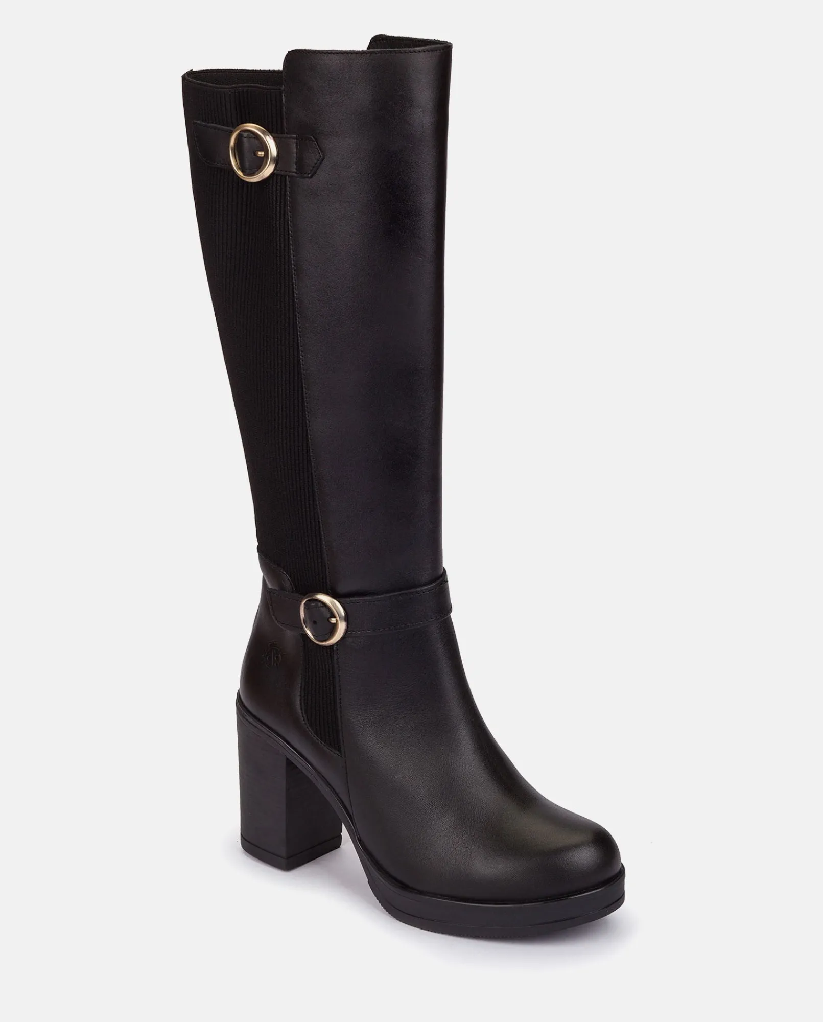 Mujer Yokono Botas|Bota De Tacón PILSEN-001 NEGRO
