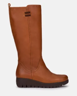 Mujer Yokono Botas|Bota Plana Atenas 031 Cuero