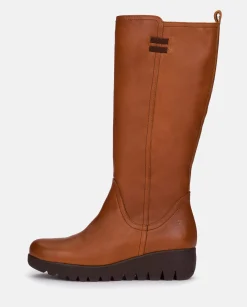 Mujer Yokono Botas|Bota Plana Atenas 031 Cuero