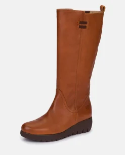 Mujer Yokono Botas|Bota Plana Atenas 031 Cuero