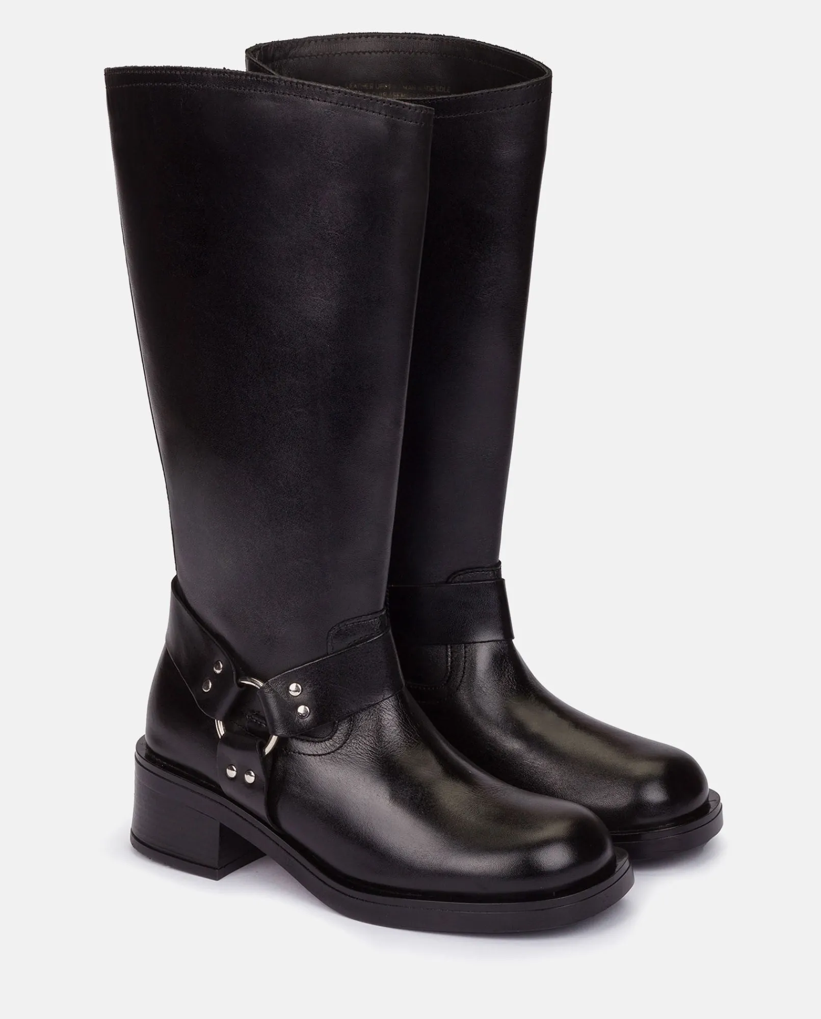 Mujer Yokono Botas|Bota Plana SPA-004 NEGRO