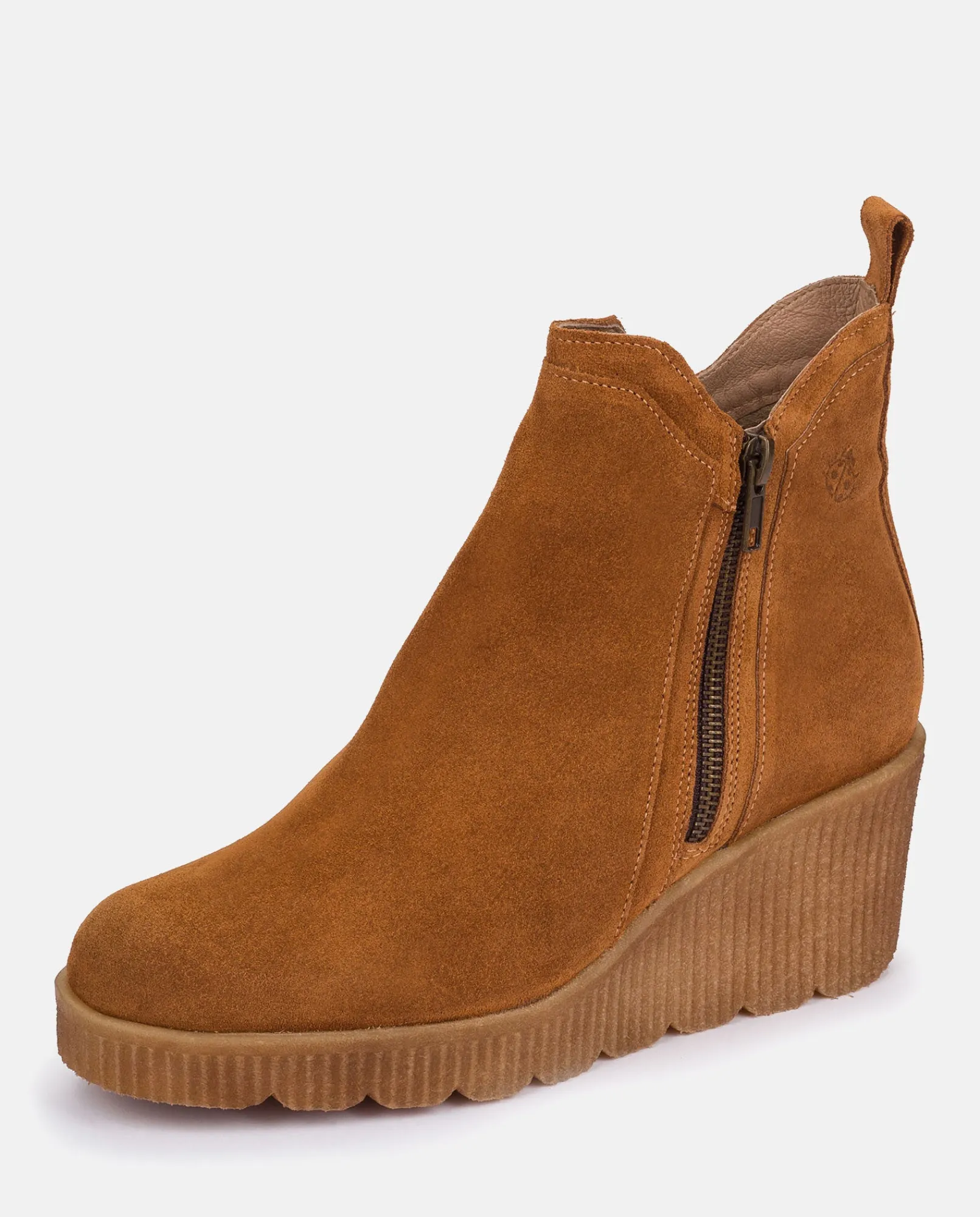 Mujer Yokono Botines|Botín De Cuña MADONA-002 CUERO