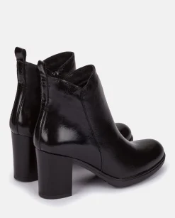 Mujer Yokono Botines|Botín De Tacón Kiel 002 Negro