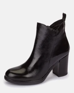Mujer Yokono Botines|Botín De Tacón Kiel 002 Negro