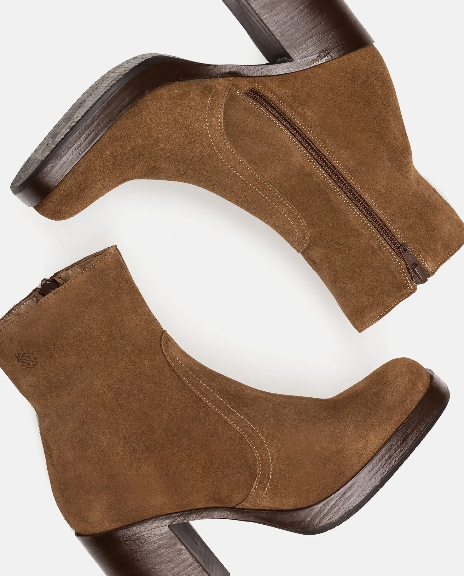 Mujer Yokono Botines|Botín De Tacón Kolin 001 Marron