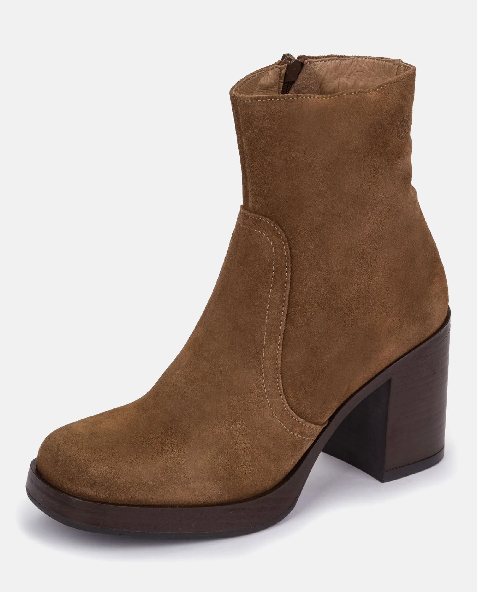 Mujer Yokono Botines|Botín De Tacón Kolin 001 Marron