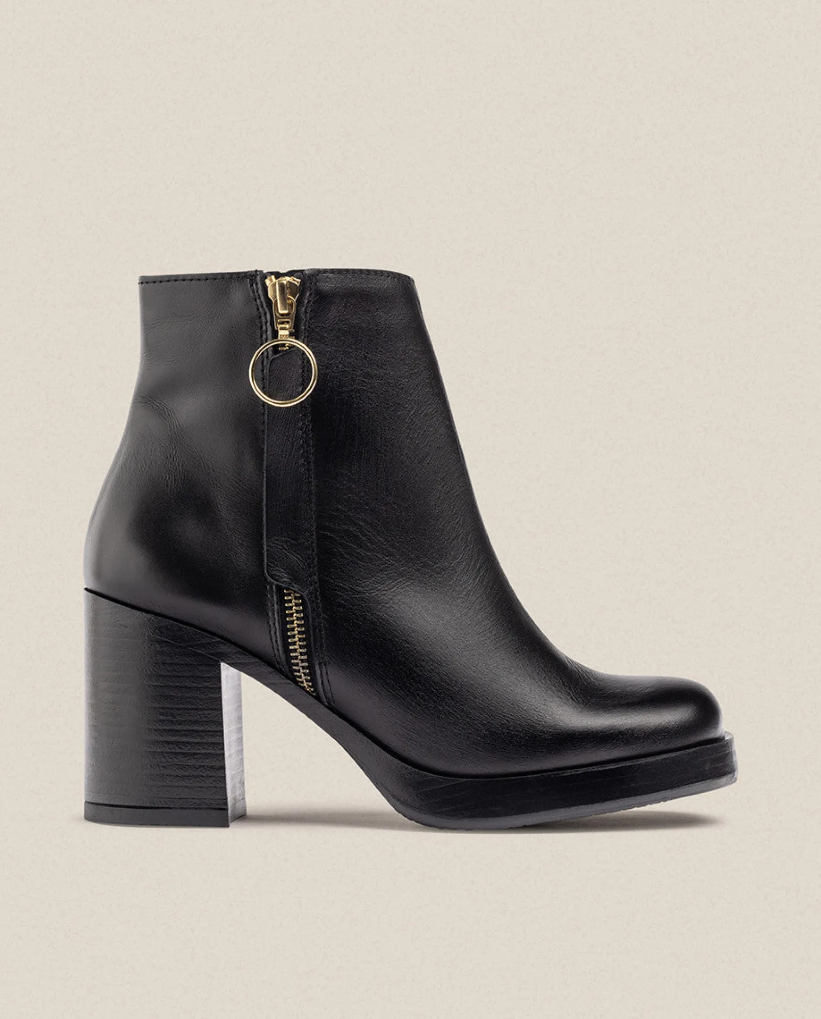 Mujer Yokono Botines|Botín De Tacón KOLIN-007 Negro