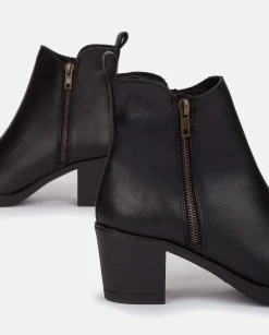 Mujer Yokono Botines|Botín De Tacón Lille 012 Negro