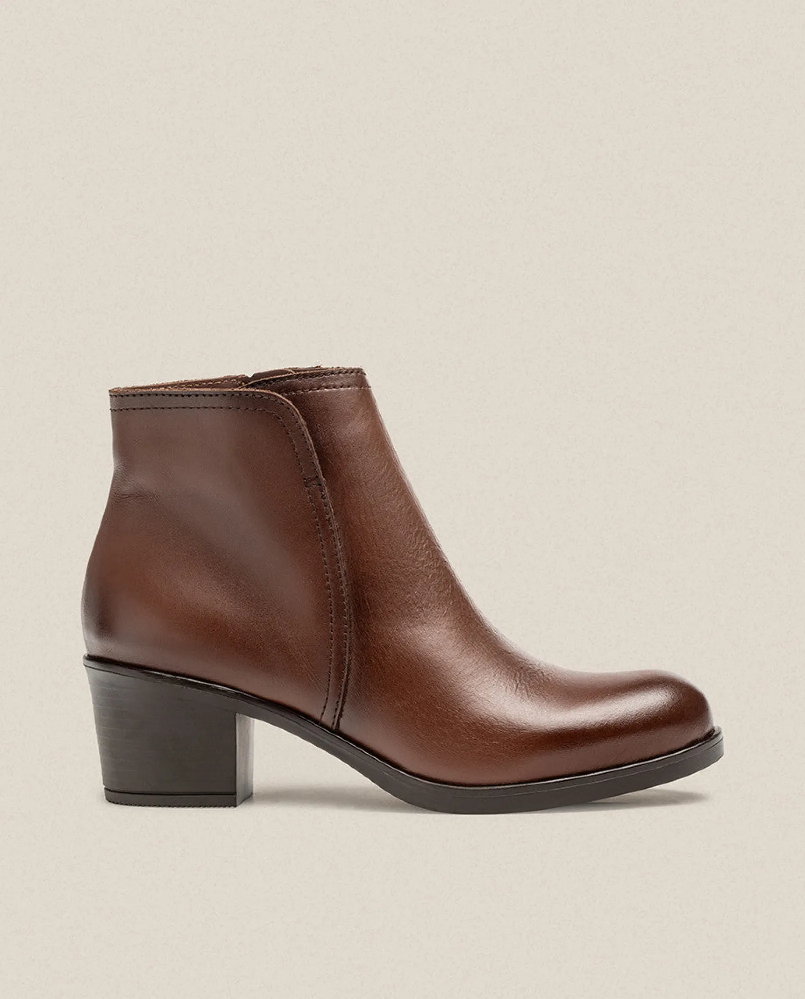 Mujer Yokono Botines|Botín De Tacón LILLE-016 Marrón