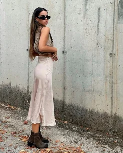 Mujer Yokono Botines|Botín De Tacón MESINA-003 GRIS