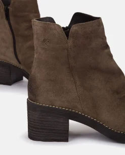 Mujer Yokono Botines|Botín De Tacón MESINA-003 GRIS