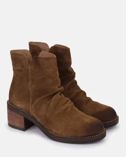 Mujer Yokono Botines|Botín De Tacón MESINA-003 MARRON