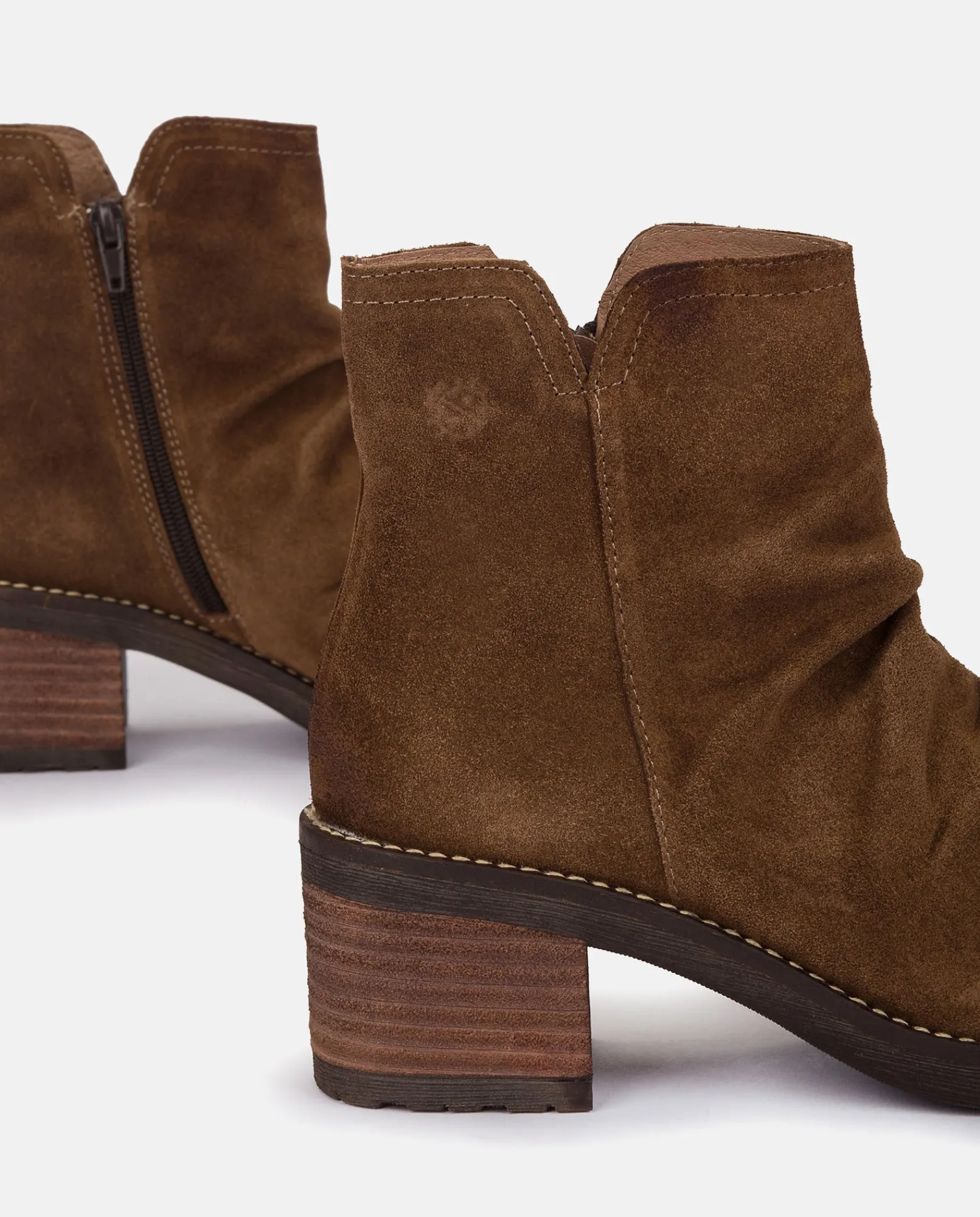 Mujer Yokono Botines|Botín De Tacón MESINA-003 MARRON