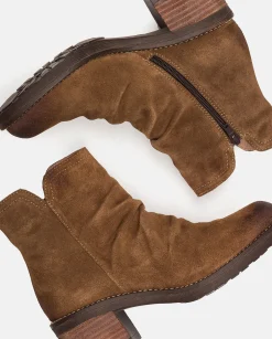 Mujer Yokono Botines|Botín De Tacón MESINA-003 MARRON