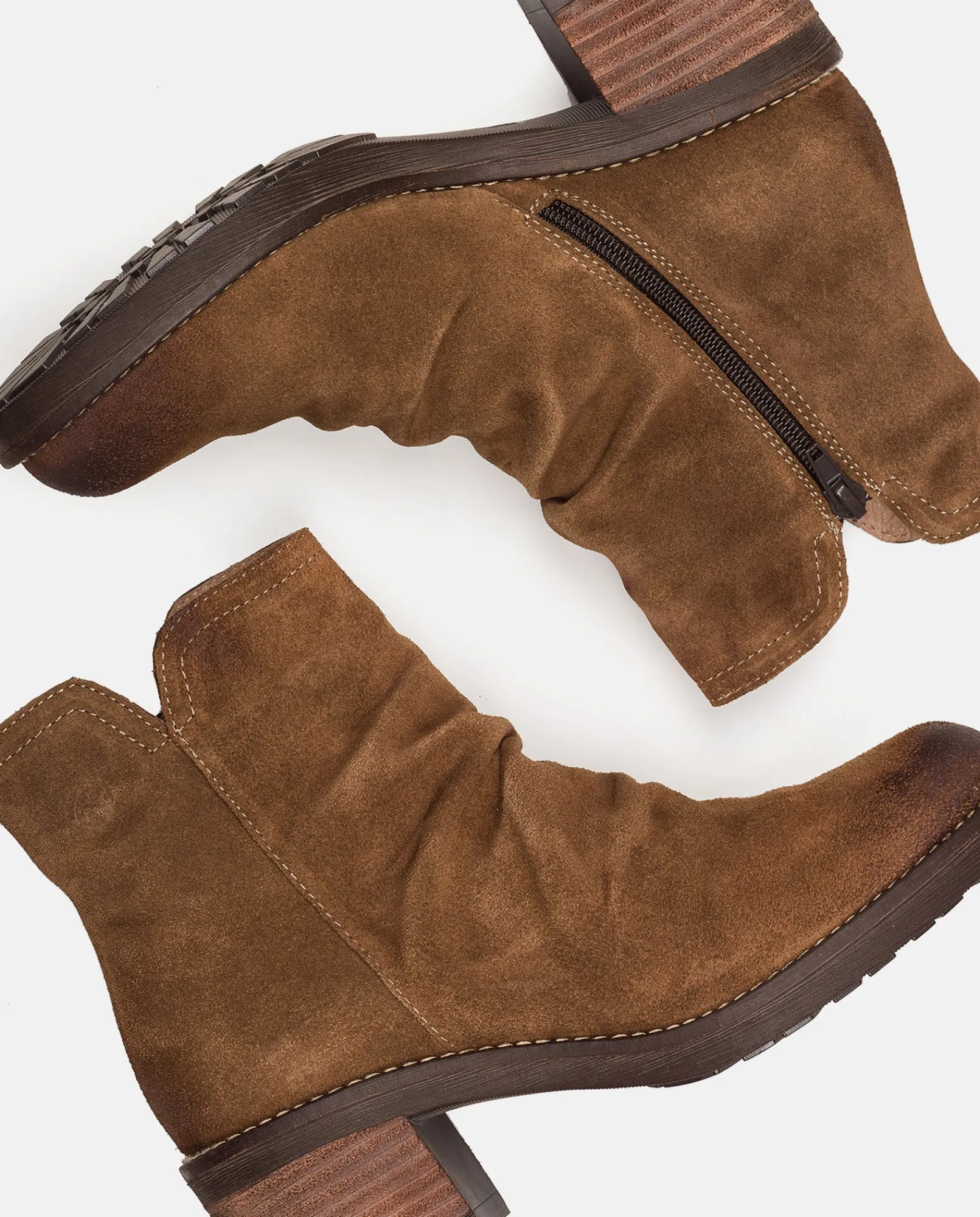 Mujer Yokono Botines|Botín De Tacón MESINA-003 MARRON
