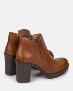 Mujer Yokono Botines|Botín De Tacón Pilsen 004 Cuero