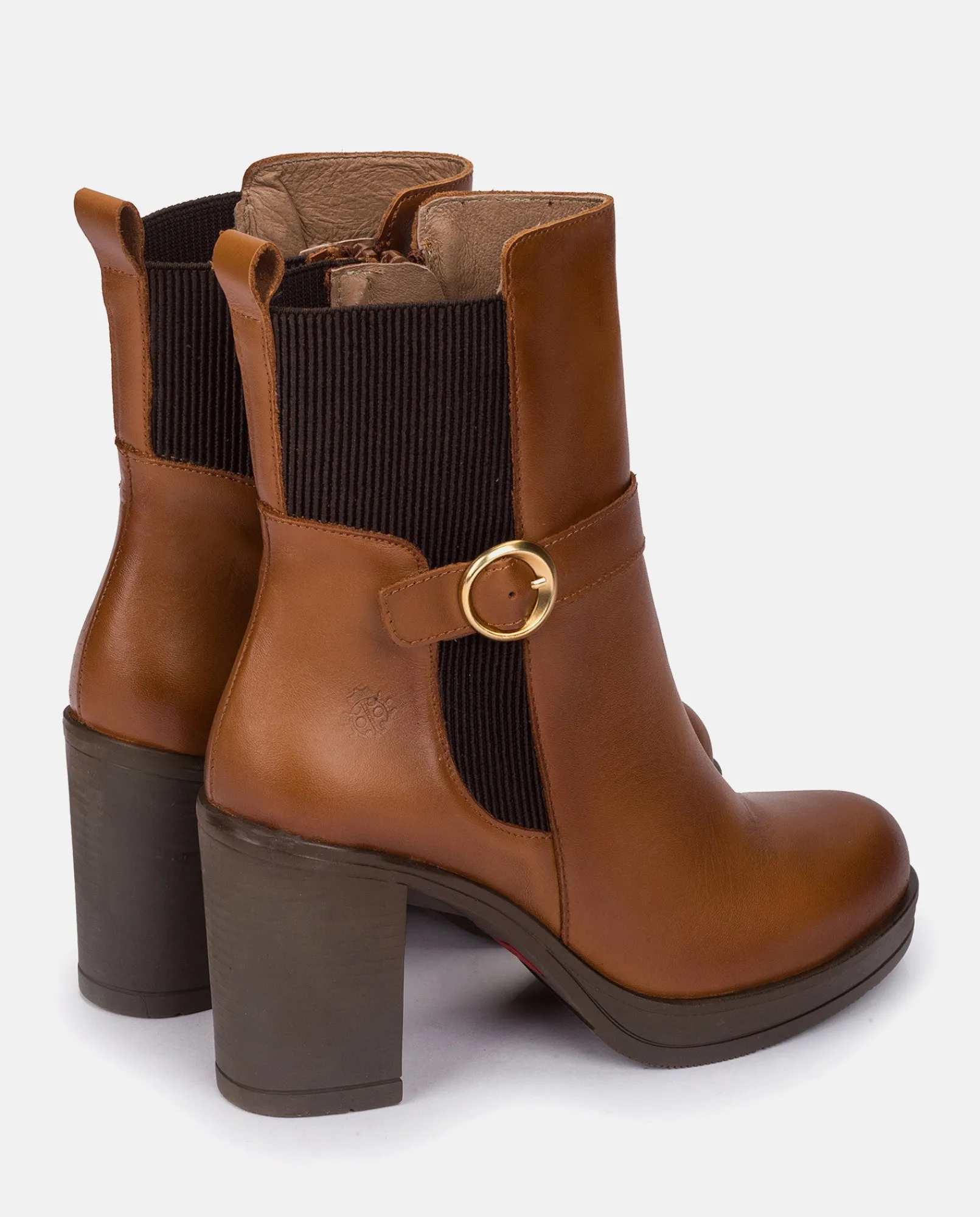 Mujer Yokono Botines|Botín De Tacón PILSEN-003 CUERO