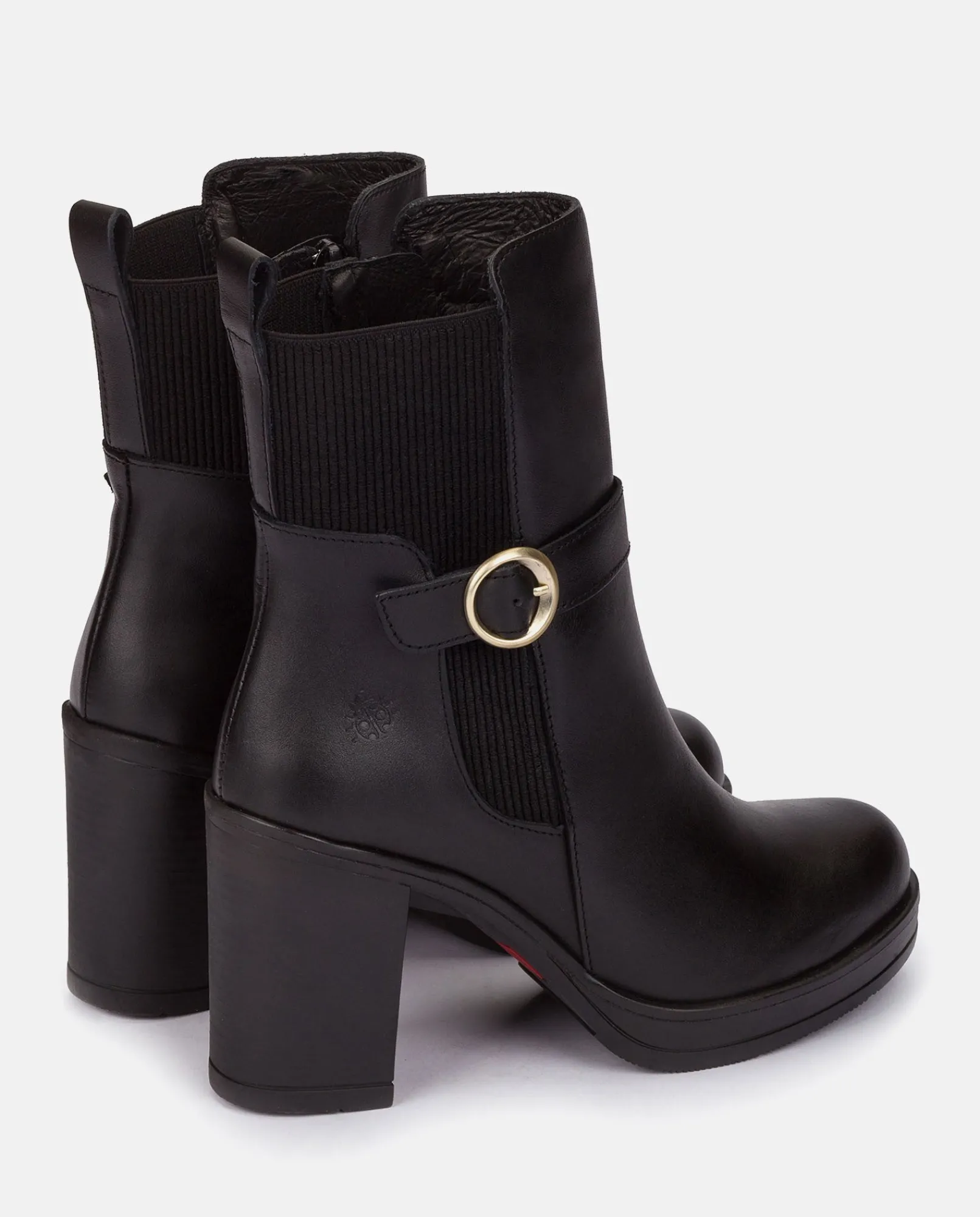 Mujer Yokono Botines|Botín De Tacón PILSEN-003 NEGRO