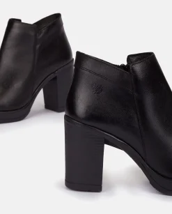 Mujer Yokono Botines|Botín De Tacón PILSEN-004 NEGRO