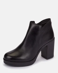 Mujer Yokono Botines|Botín De Tacón PILSEN-004 NEGRO