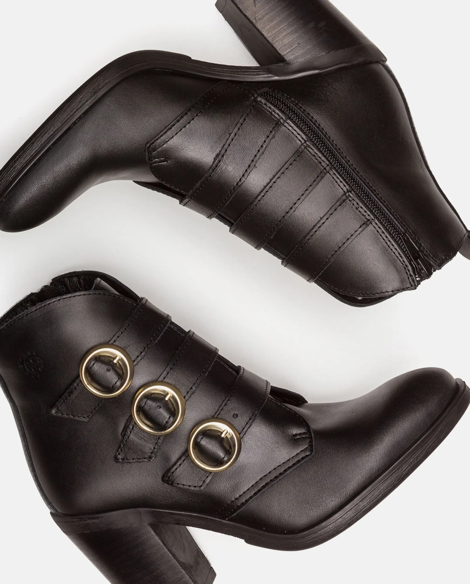 Mujer Yokono Botines|Botín De Tacón Tours 005 Negro