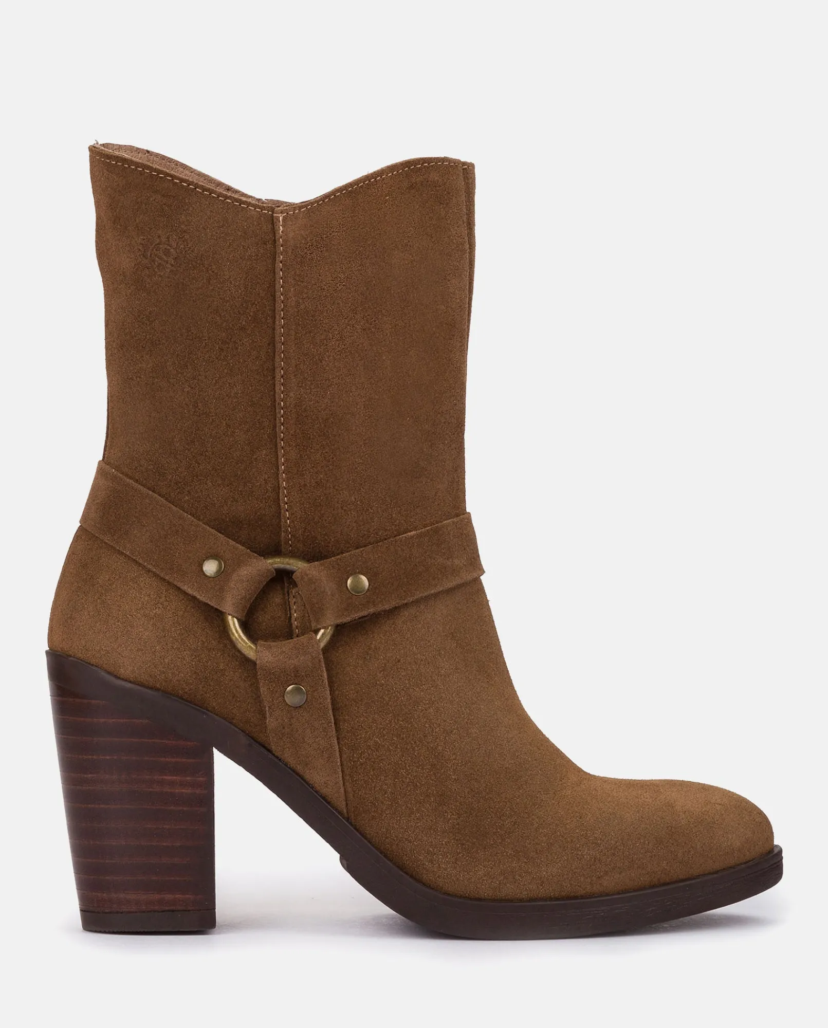 Mujer Yokono Botines|Botín De Tacón TOURS-008 MARRON