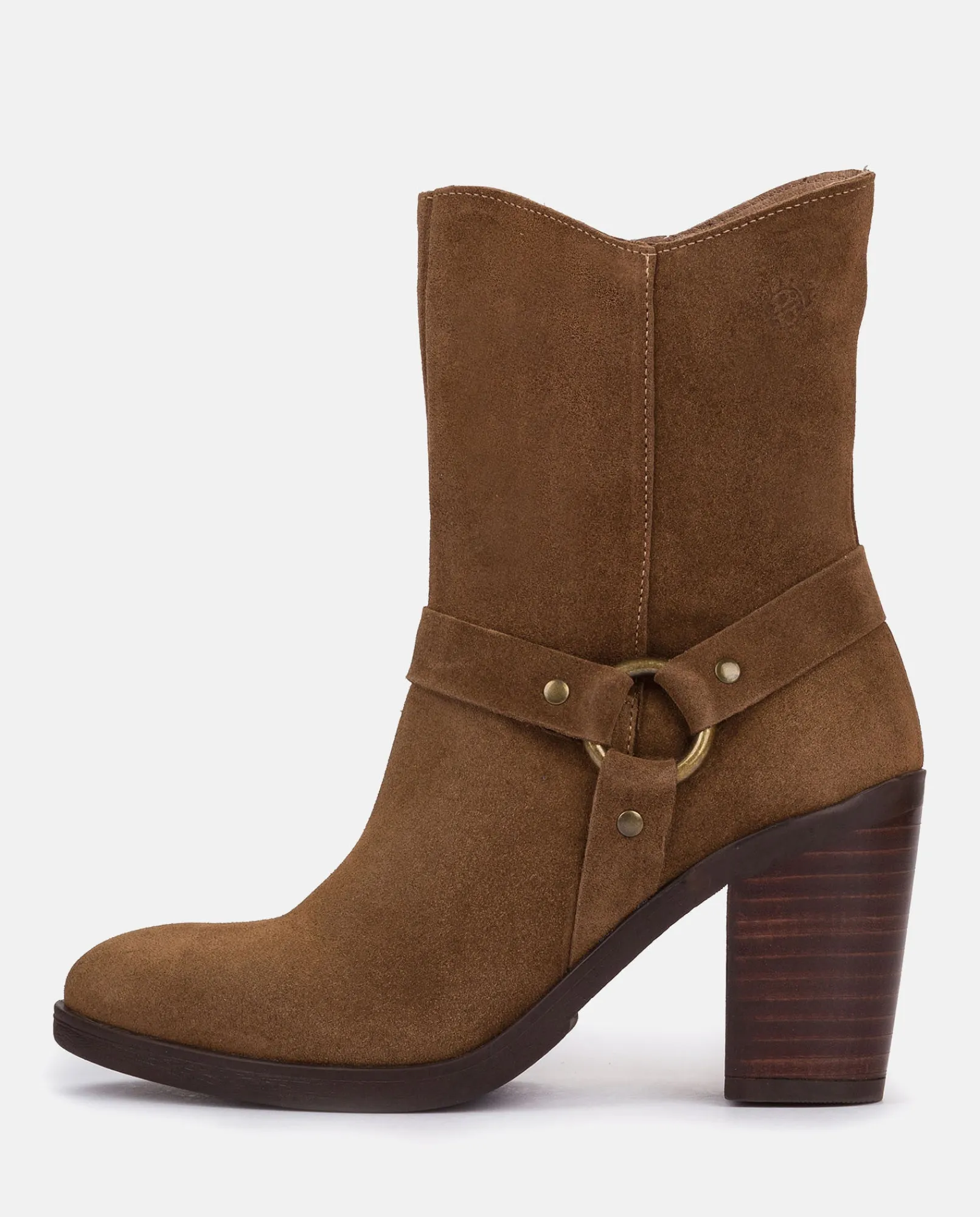 Mujer Yokono Botines|Botín De Tacón TOURS-008 MARRON