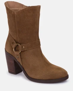 Mujer Yokono Botines|Botín De Tacón TOURS-008 MARRON