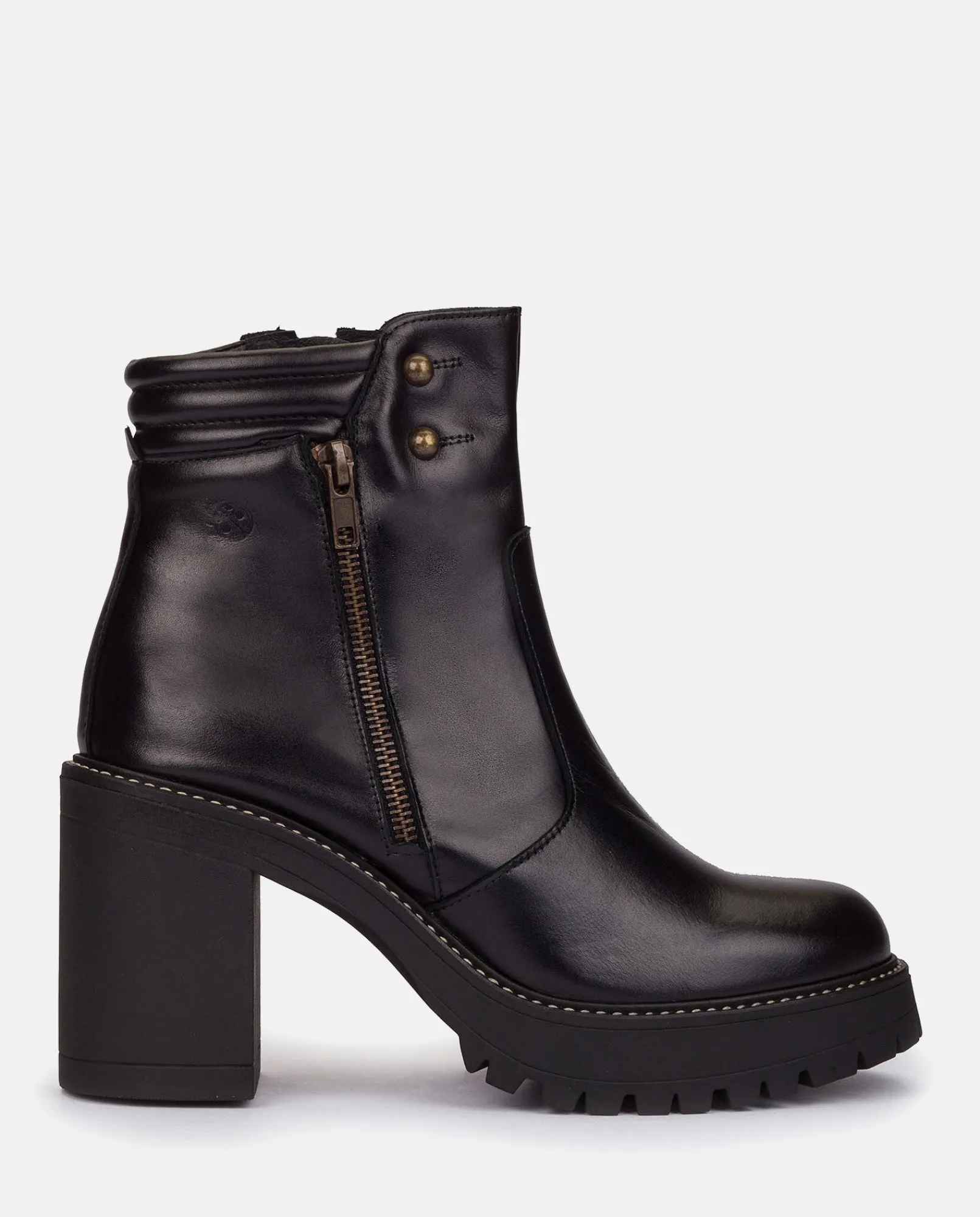 Mujer Yokono Botines|Botín De Tacón TUNA-002 NEGRO
