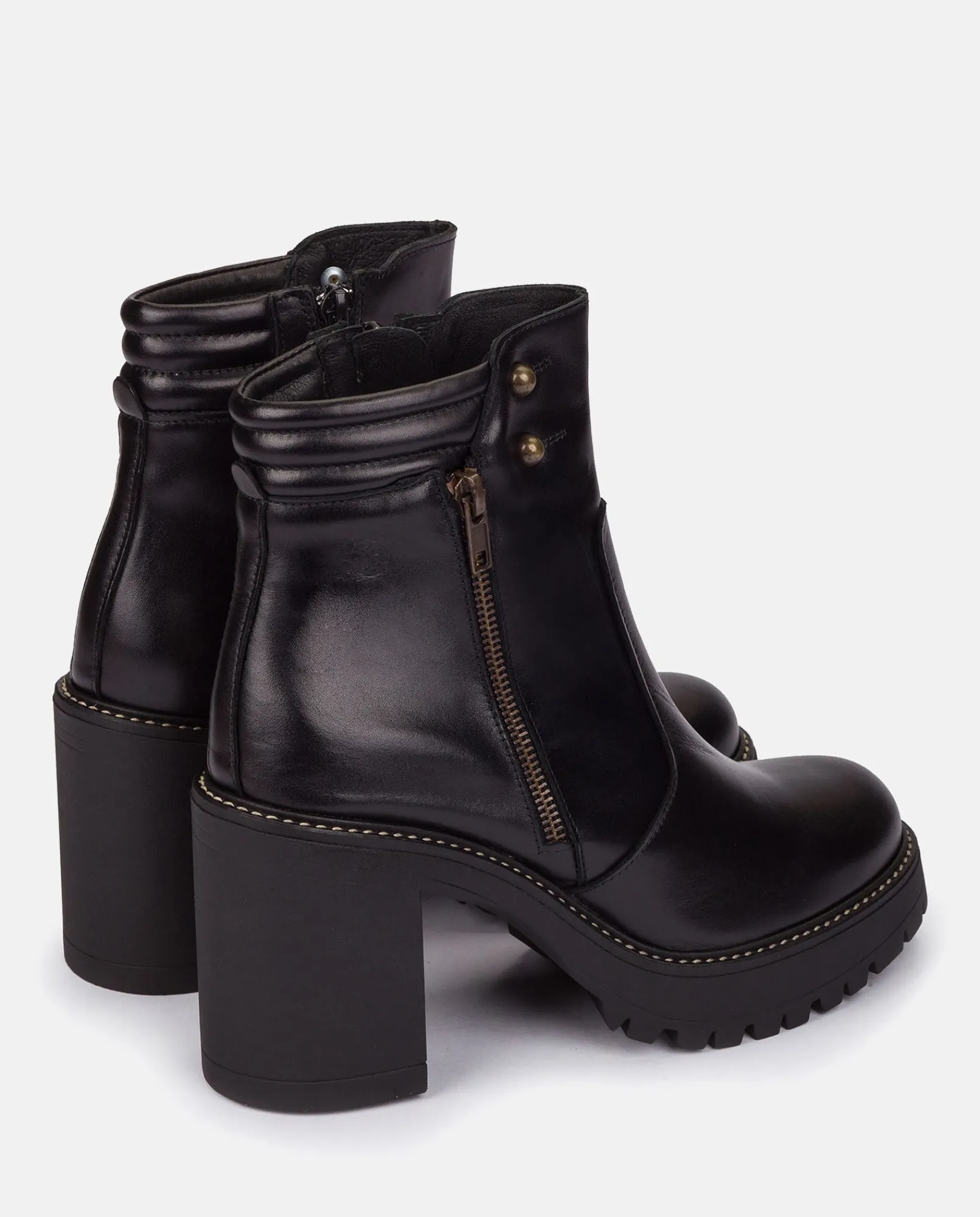 Mujer Yokono Botines|Botín De Tacón TUNA-002 NEGRO