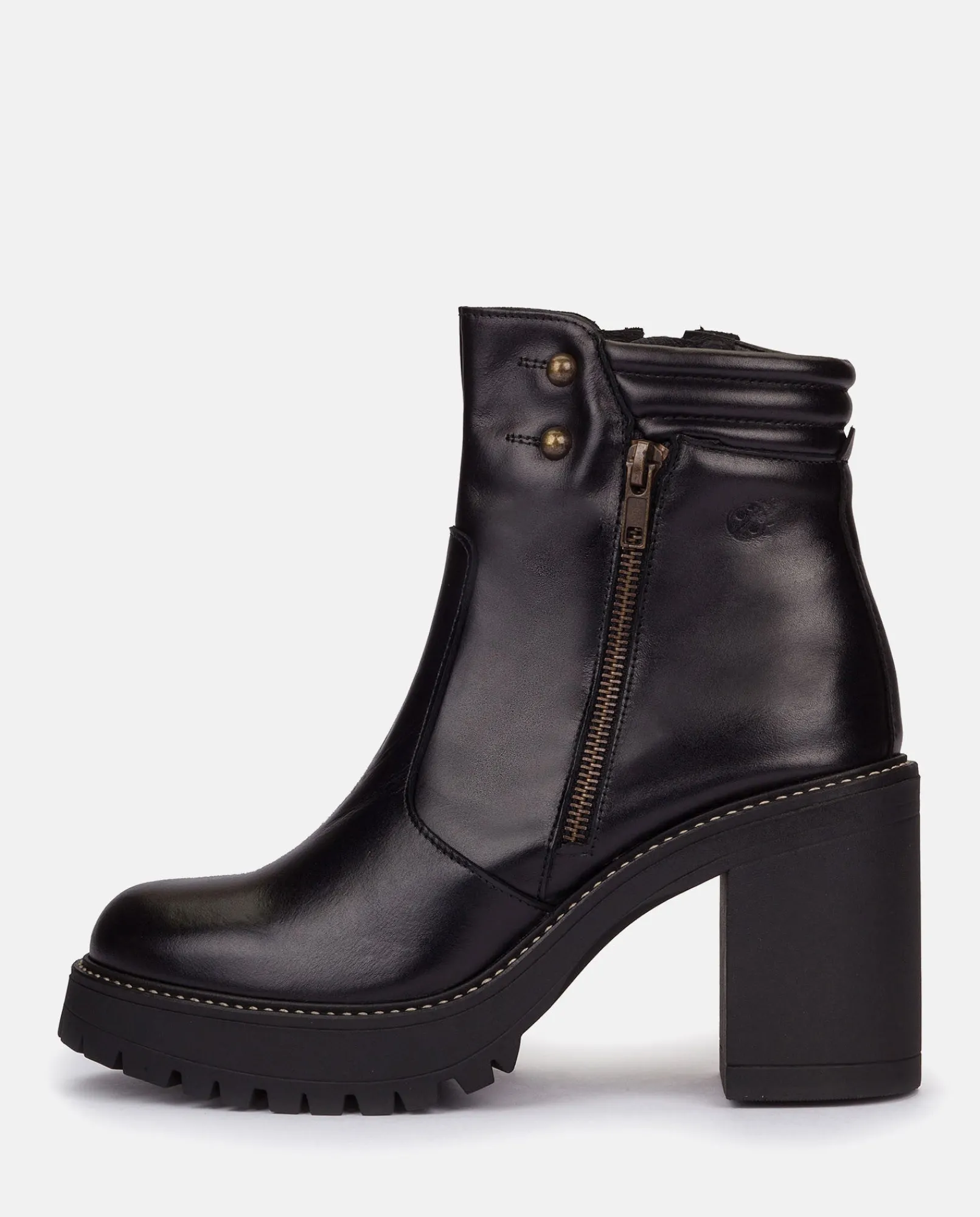 Mujer Yokono Botines|Botín De Tacón TUNA-002 NEGRO