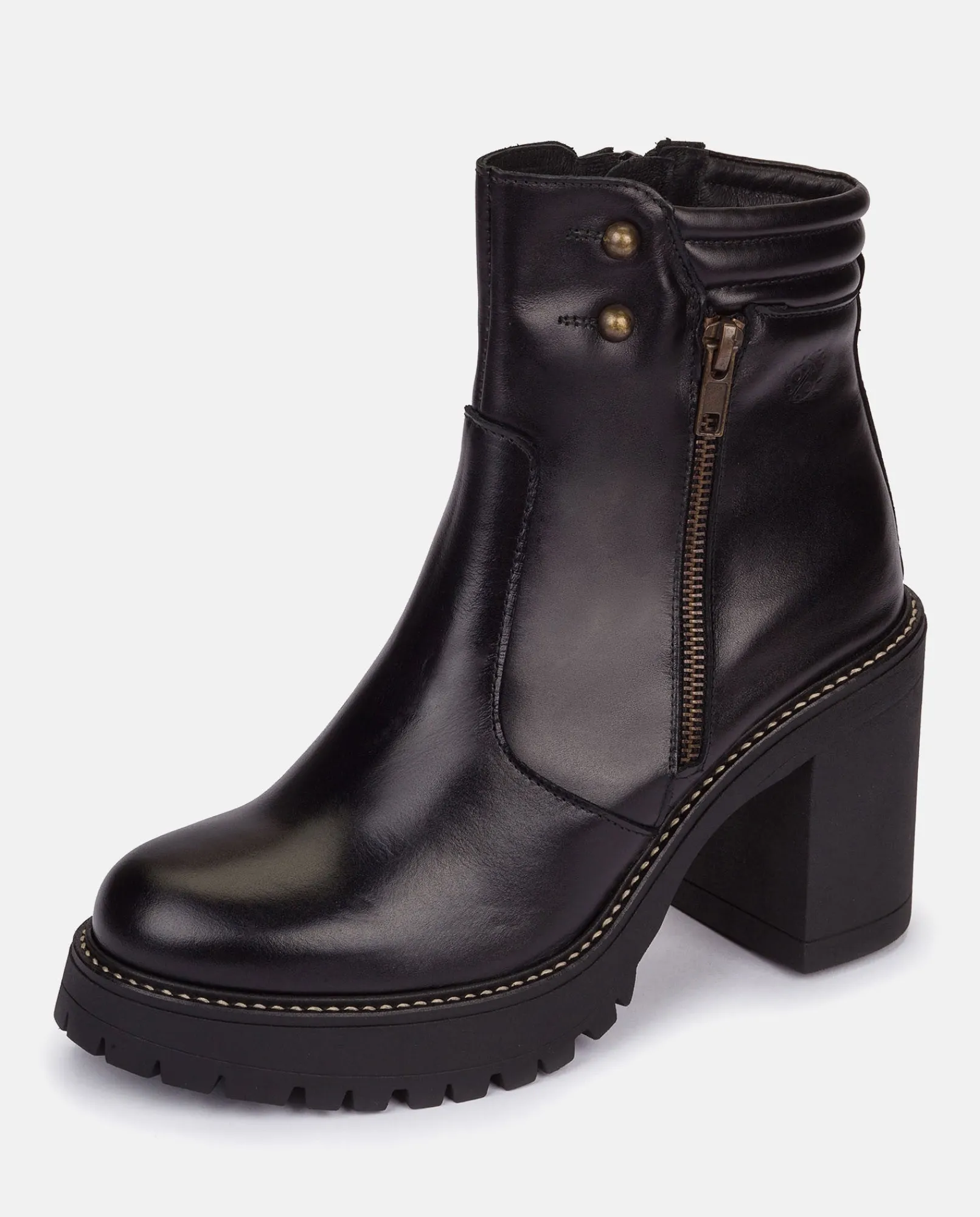 Mujer Yokono Botines|Botín De Tacón TUNA-002 NEGRO