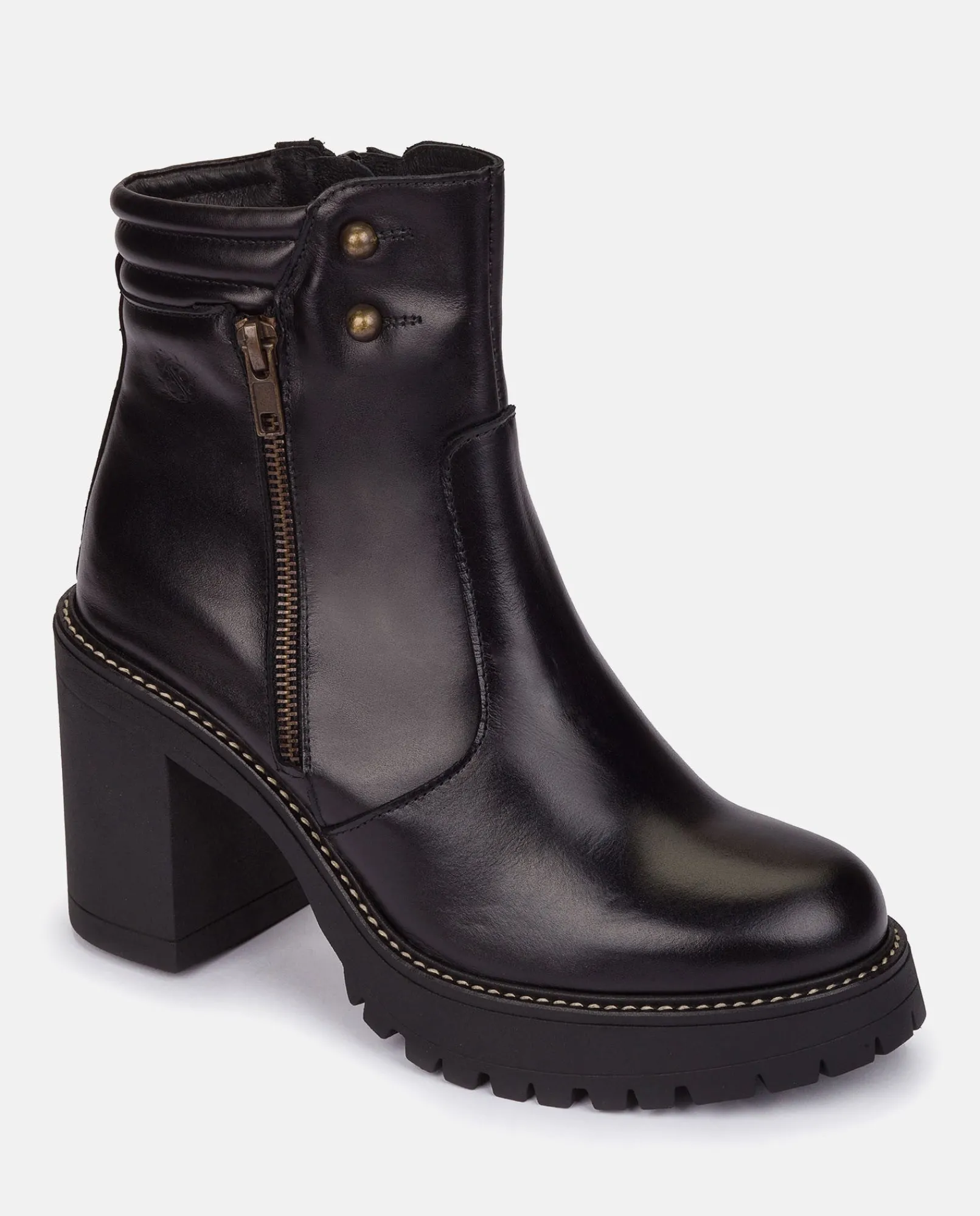 Mujer Yokono Botines|Botín De Tacón TUNA-002 NEGRO