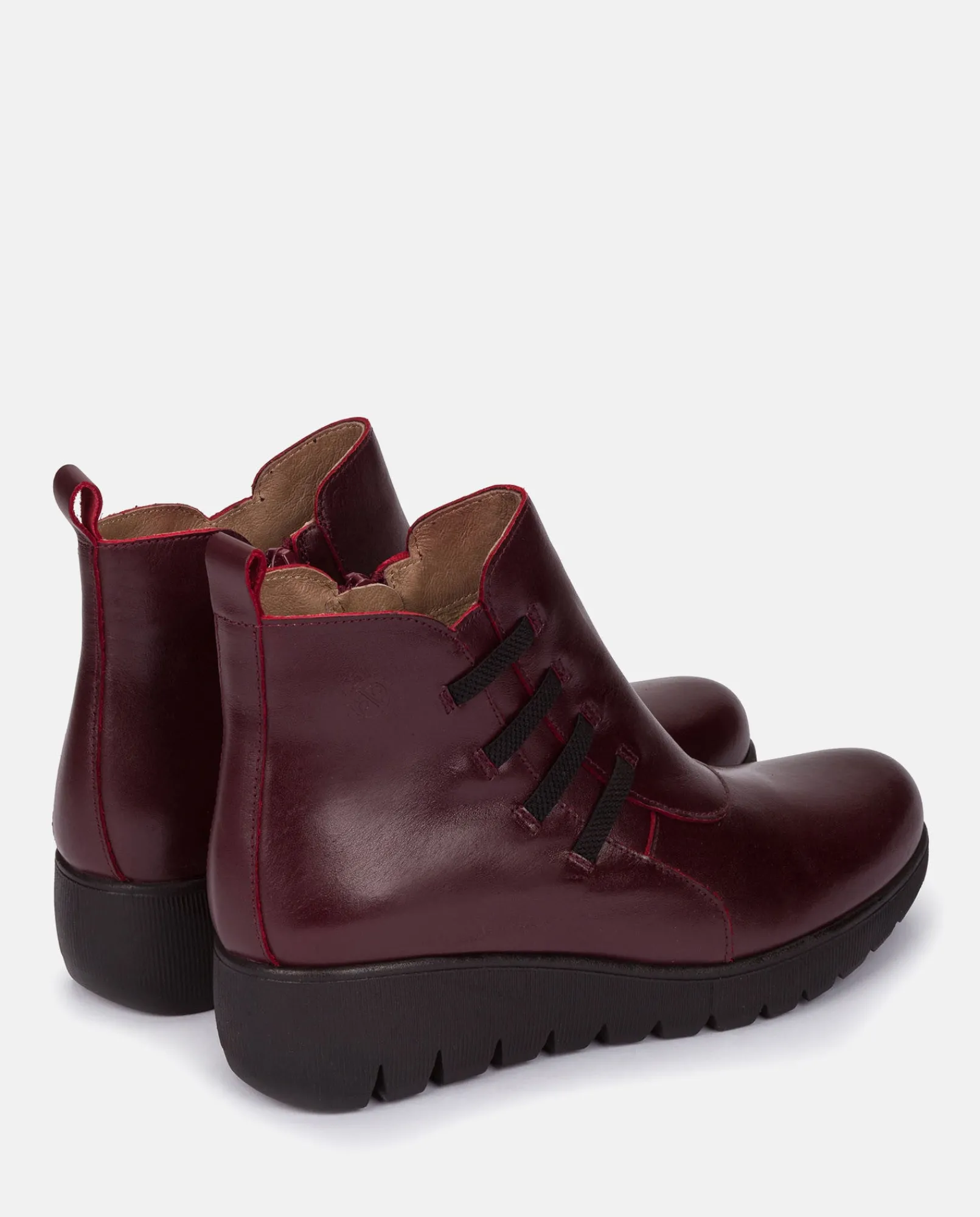 Mujer Yokono Botines|Botín Plano Atenas 033 Burdeos