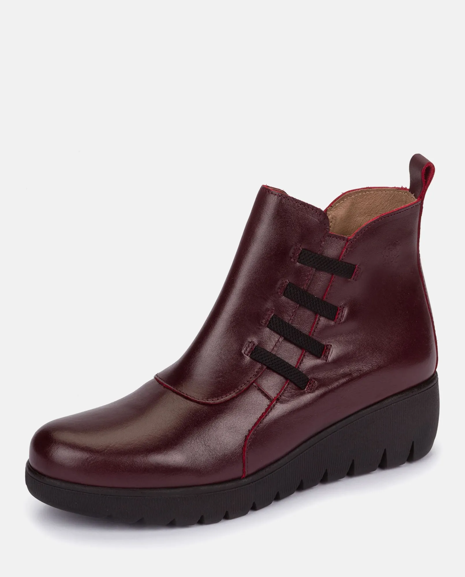Mujer Yokono Botines|Botín Plano Atenas 033 Burdeos