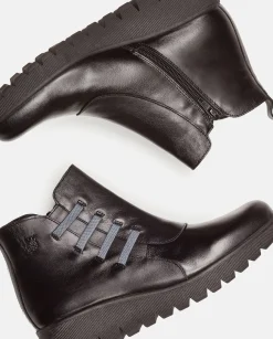 Mujer Yokono Botines|Botín Plano Atenas 033 Negro
