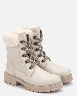 Mujer Yokono Botines|Botín Plano BERNA-001 Beige