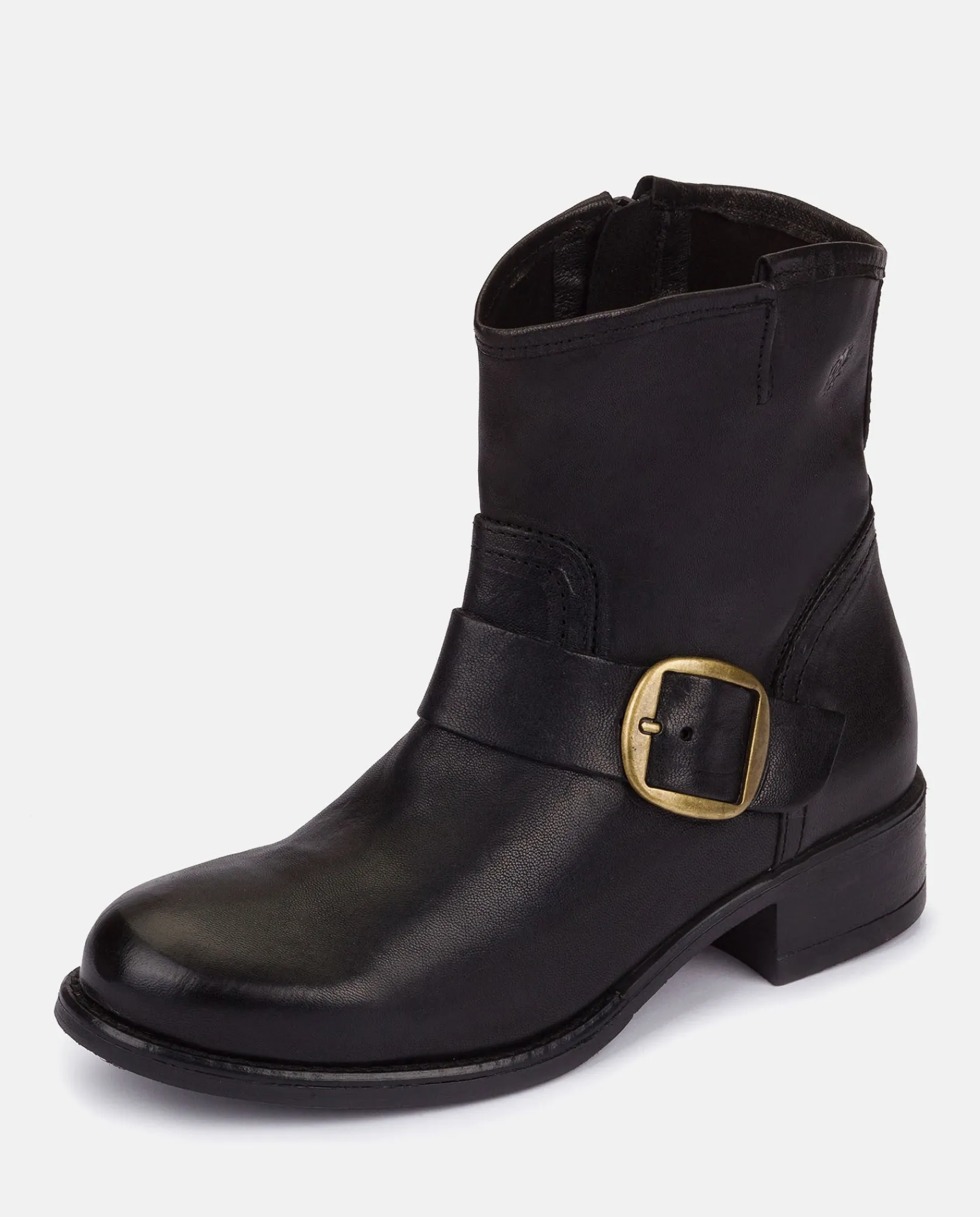 Mujer Yokono Botines|Botín Plano MONS-001 NEGRO