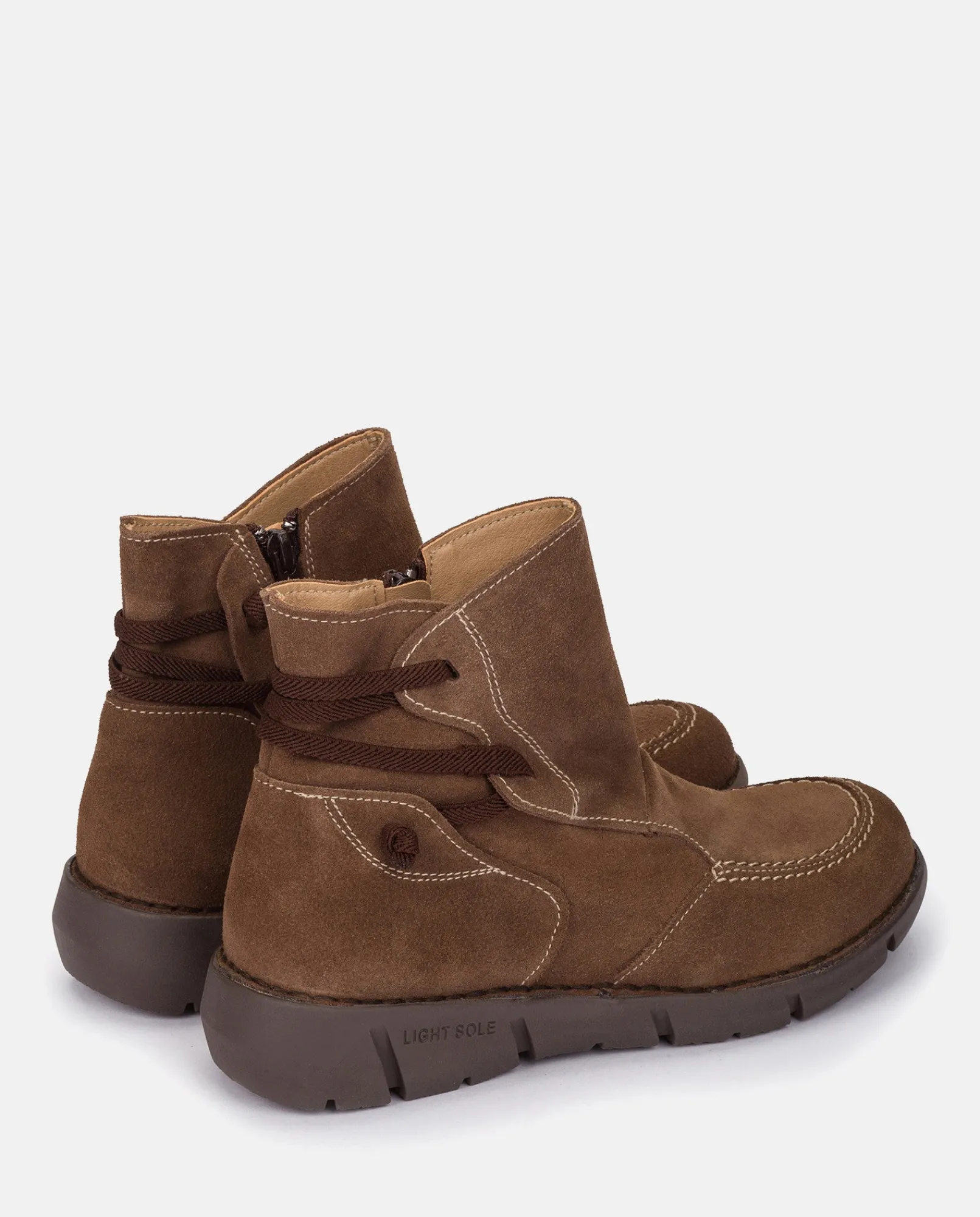 Mujer Yokono Botines|Botín Plano OLBA-001 MARRON
