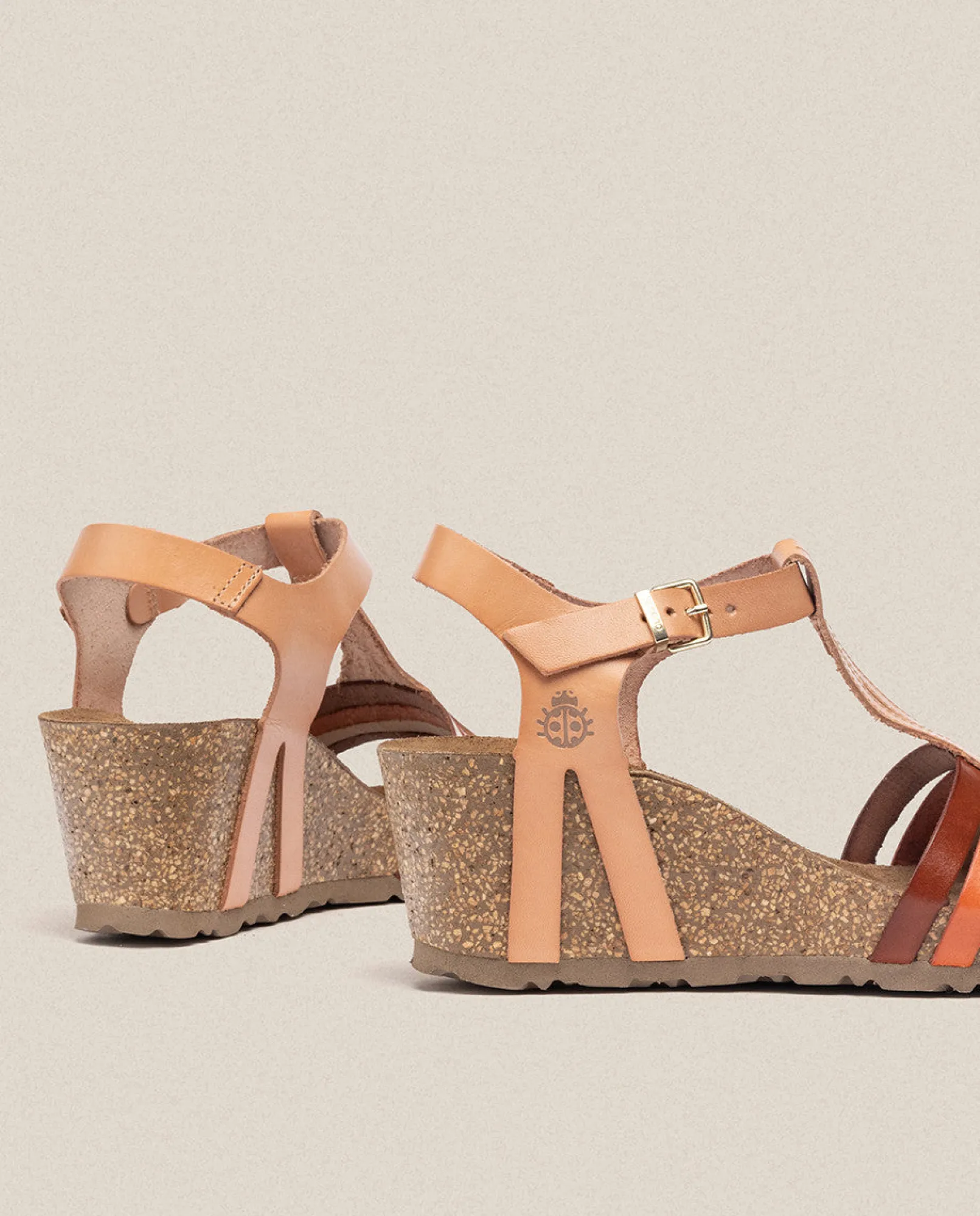 Mujer Yokono Sandalias De Cuña|Sandalia Cuña Cadiz 301 Beige