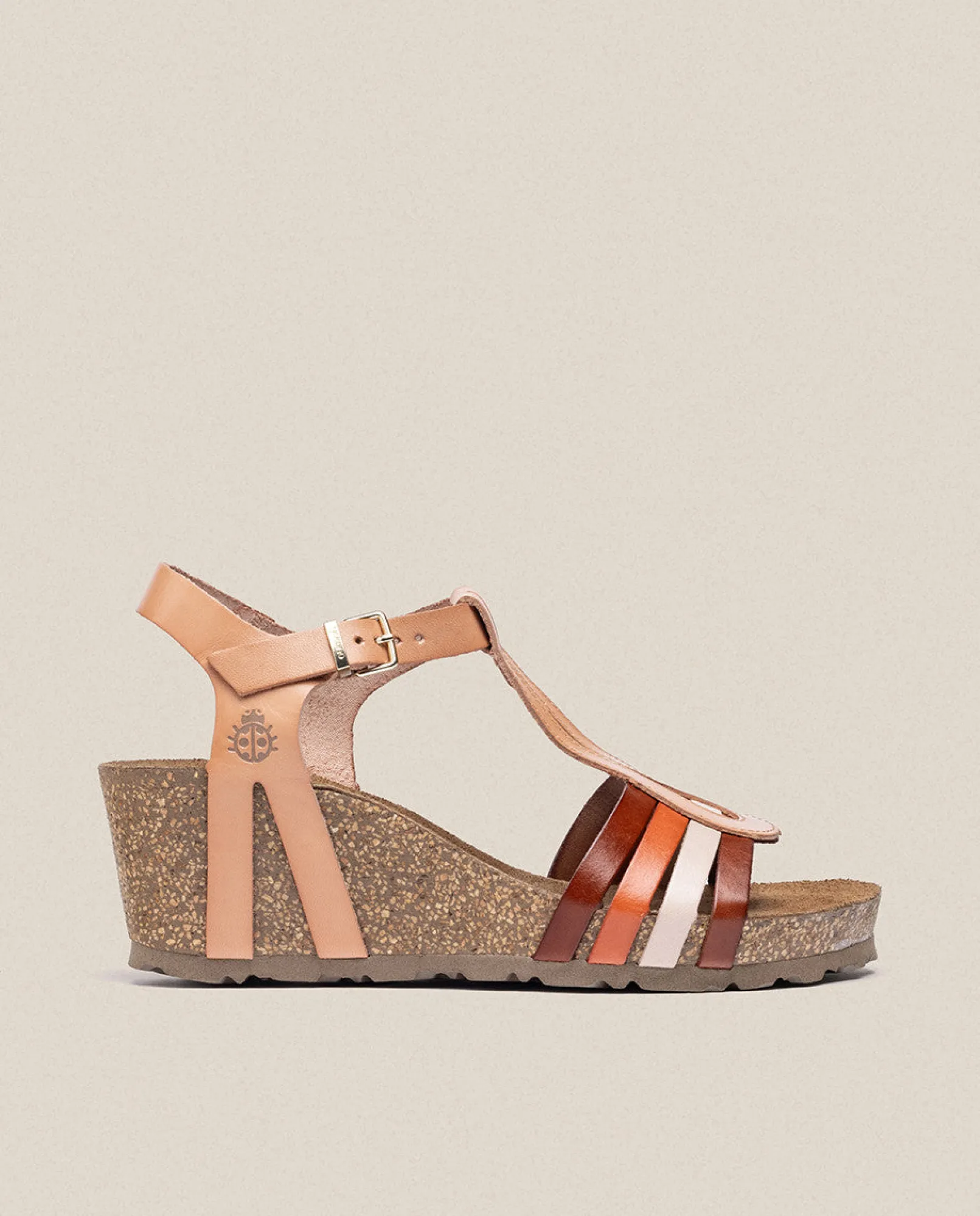 Mujer Yokono Sandalias De Cuña|Sandalia Cuña Cadiz 301 Beige