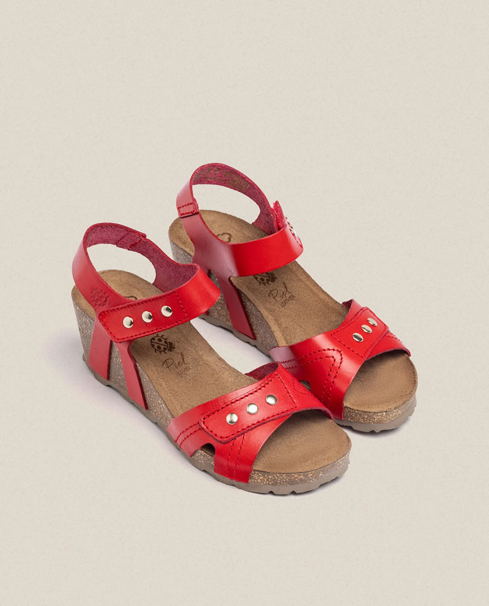 Mujer Yokono Sandalias De Cuña|Sandalia Cuña Cadiz 303 Rojo