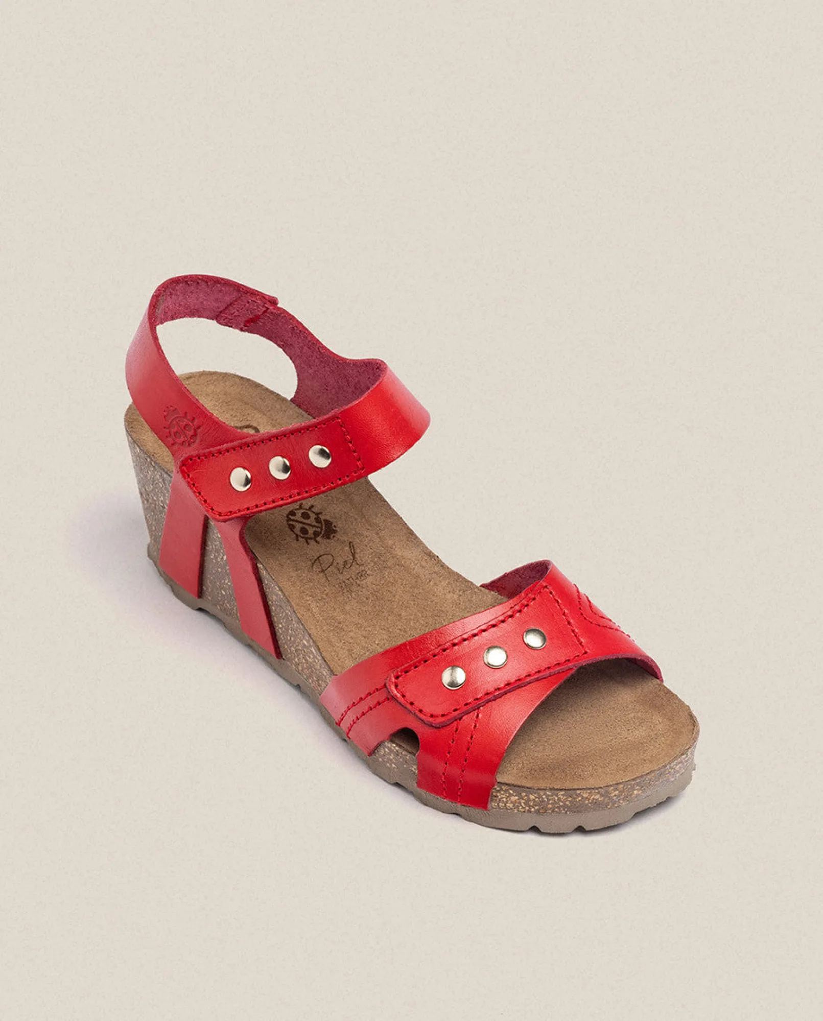 Mujer Yokono Sandalias De Cuña|Sandalia Cuña Cadiz 303 Rojo